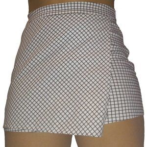 White and Black Skort